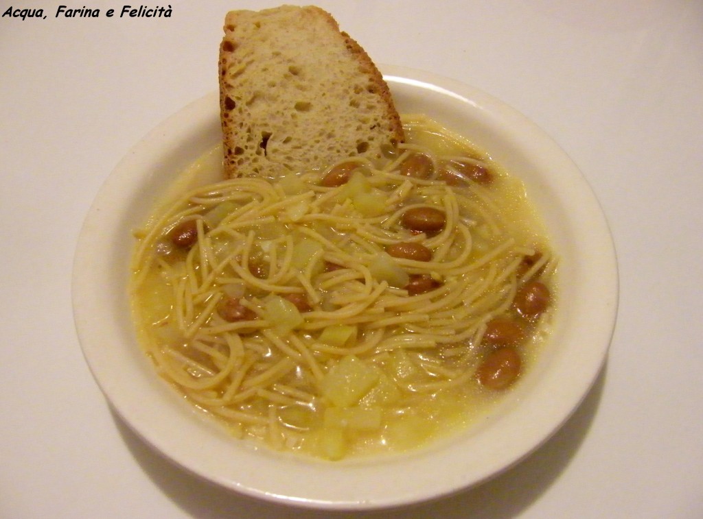 minestra di pasta fagioli e patate
